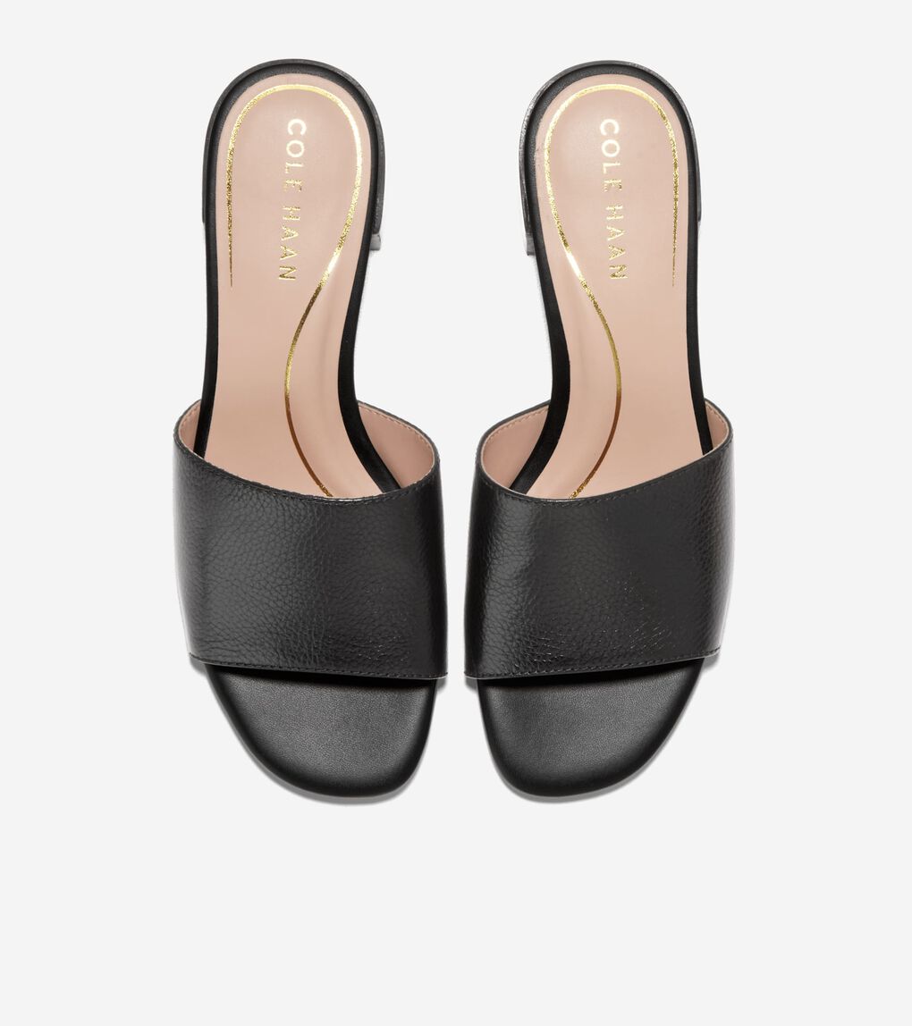 CALLI SINGLE BAND BLOCK HEEL SANDAL 40MM